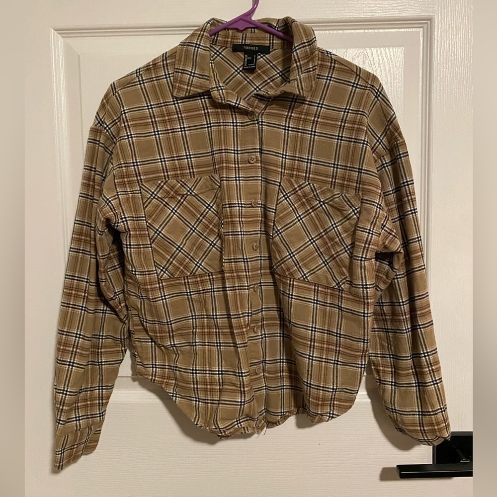Plaid Button-up